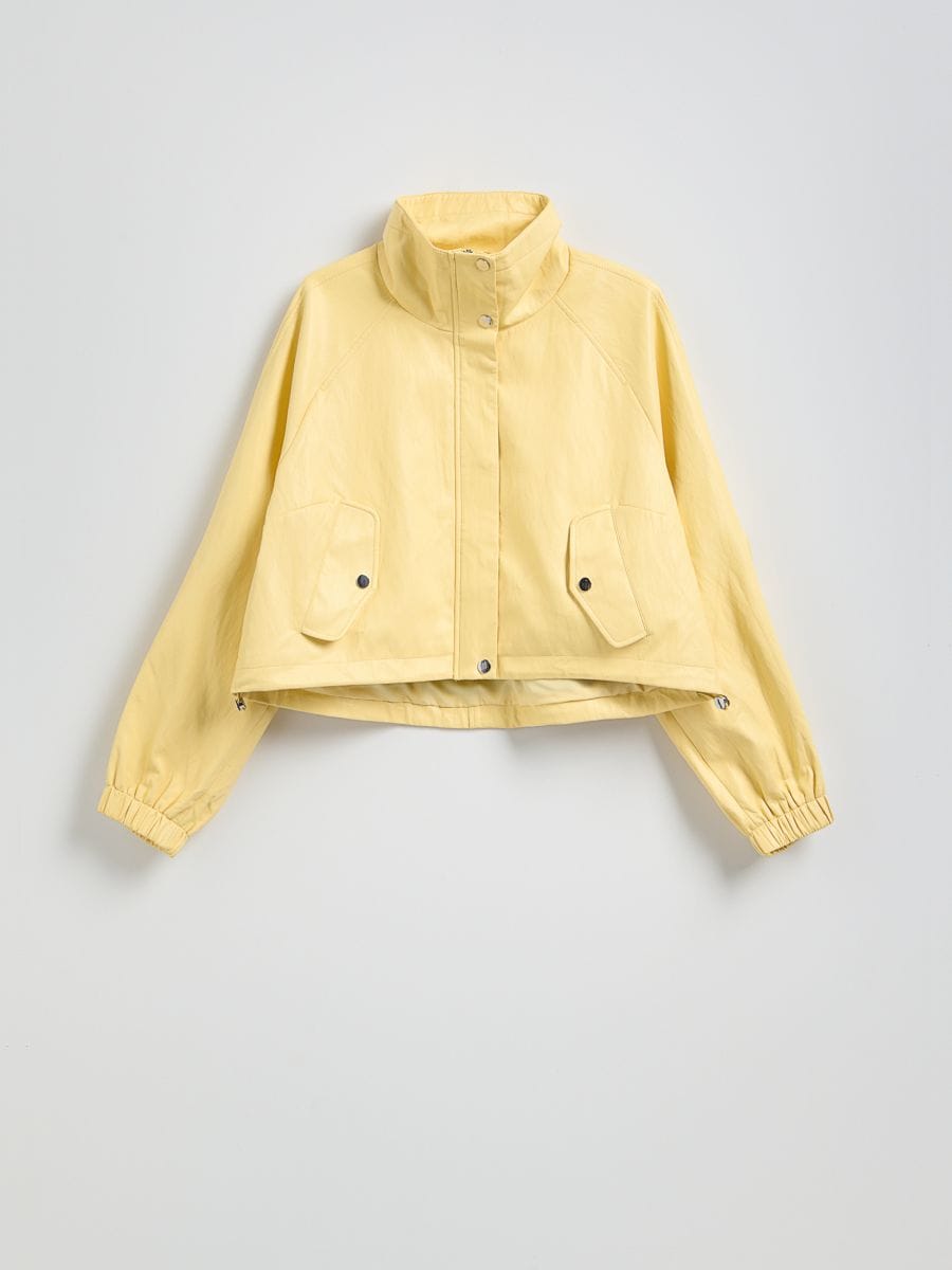 LADIES` OUTER JACKET - ΑΝΟΙΧΤΟ ΚΙΤΡΙΝΟ - RESERVED - 2
