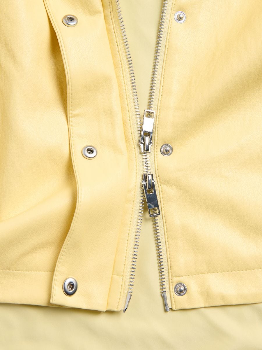 LADIES` OUTER JACKET - ΑΝΟΙΧΤΟ ΚΙΤΡΙΝΟ - RESERVED - 3