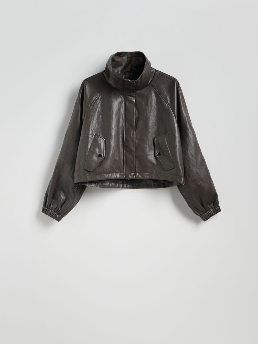 LADIES` OUTER JACKET - ΣΚΟΥΡΟ ΚΑΦΈ - RESERVED - 6