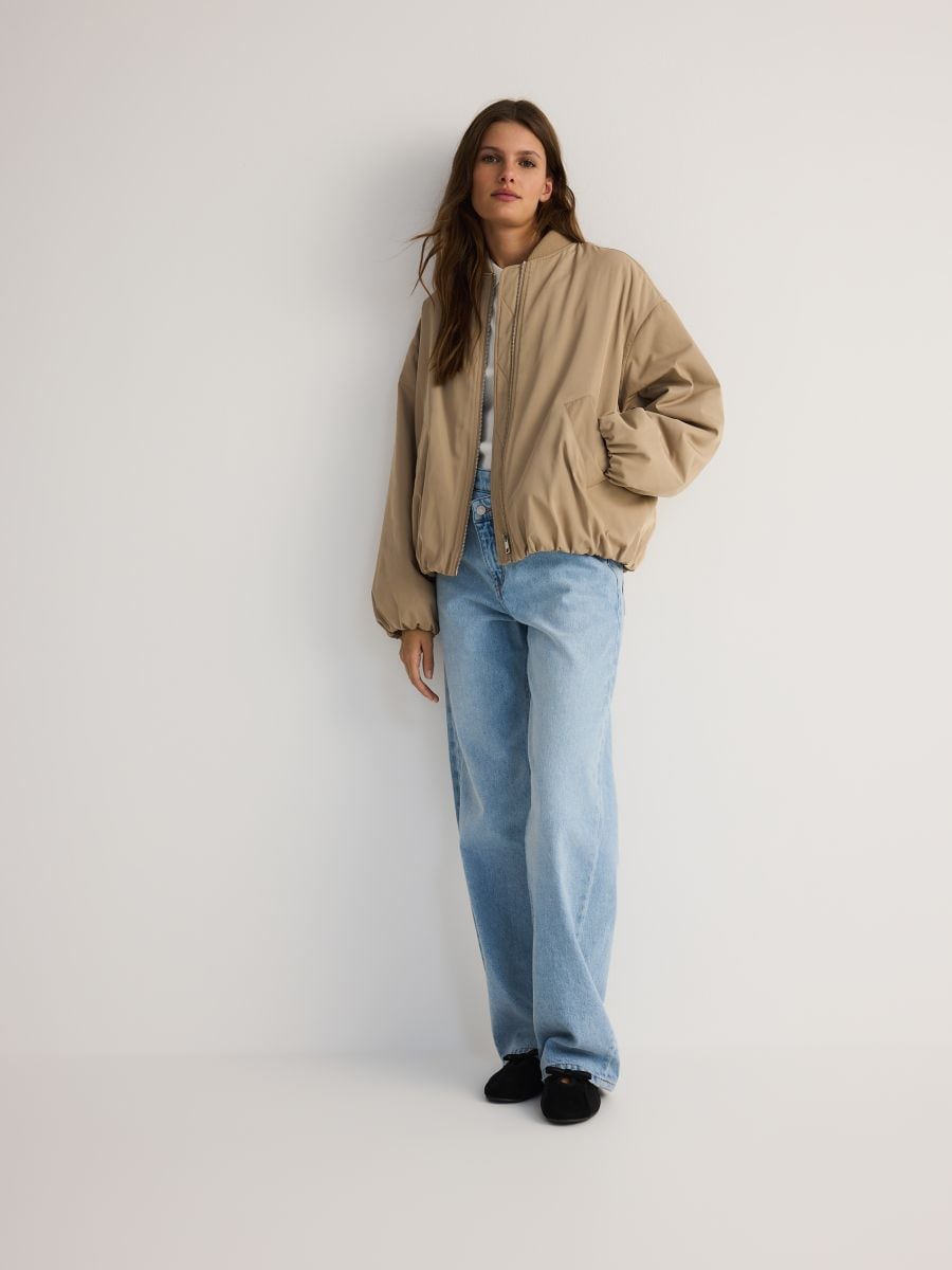 LADIES` OUTER JACKET - beige - RESERVED - 2