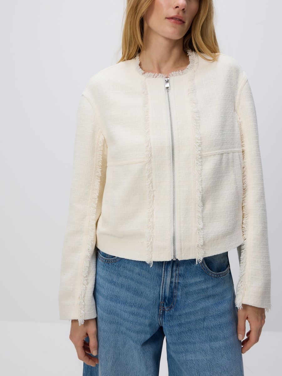 Structural jacket - cream - RESERVED - 2