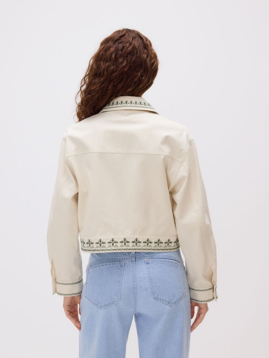 LADIES` JACKET - cream - RESERVED - 5