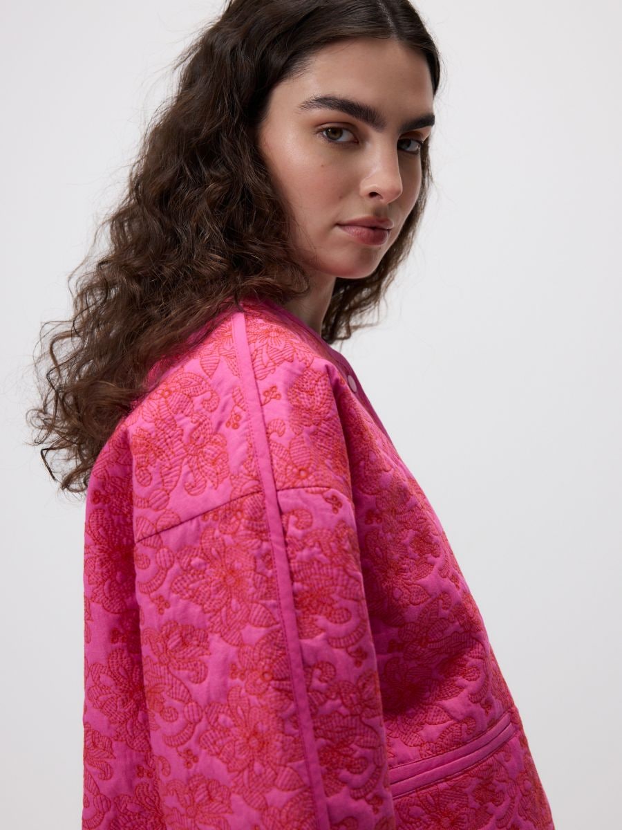 Patterned jacket - hot pink - RESERVED - 4