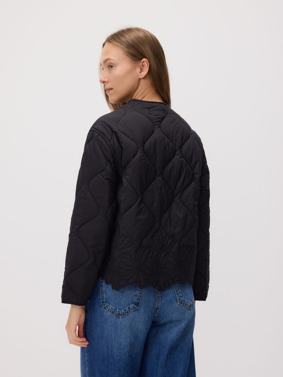 Quilted jacket - black - RESERVED - 4