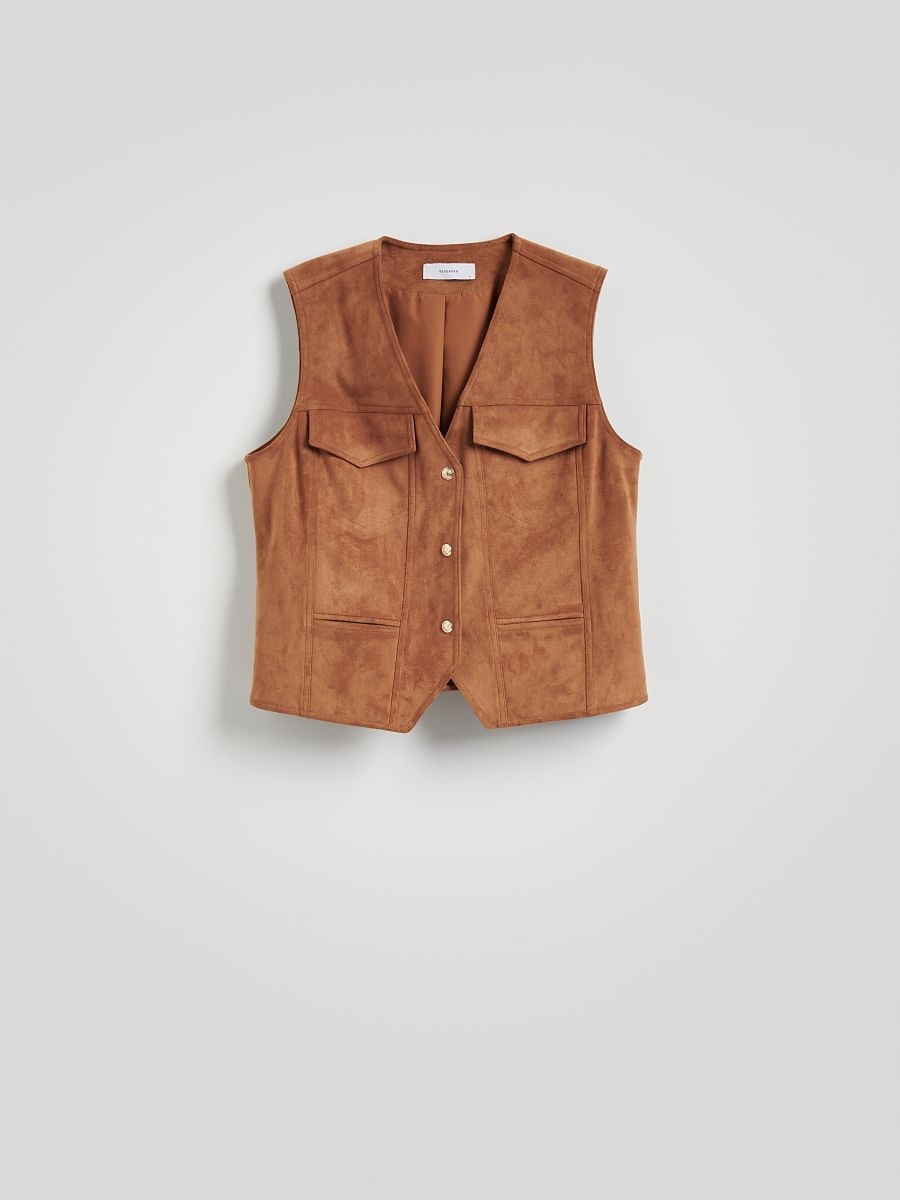LADIES` OUT VEST - ambre - RESERVED - 2