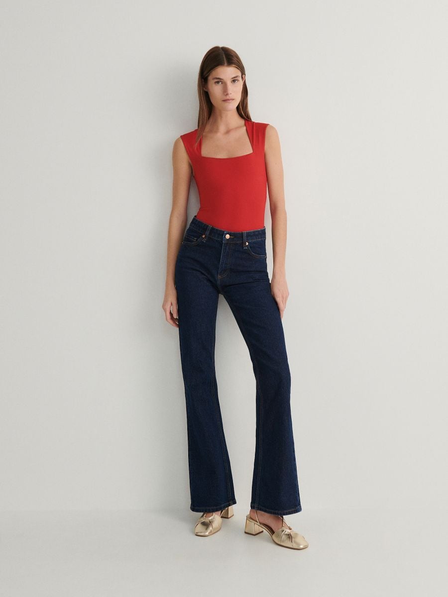 Plain bodysuit - red - RESERVED - 2