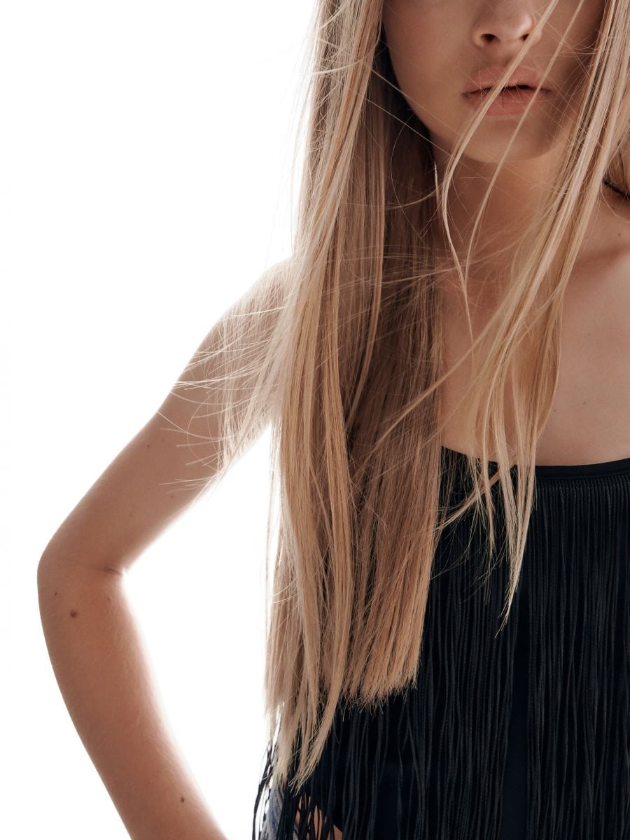 Fringe top - black - RESERVED - 3