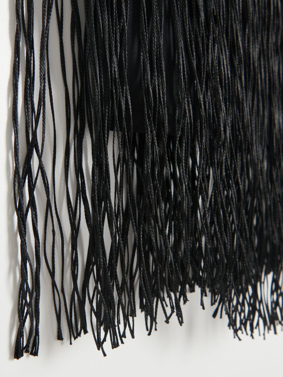 Fringe top - black - RESERVED - 5
