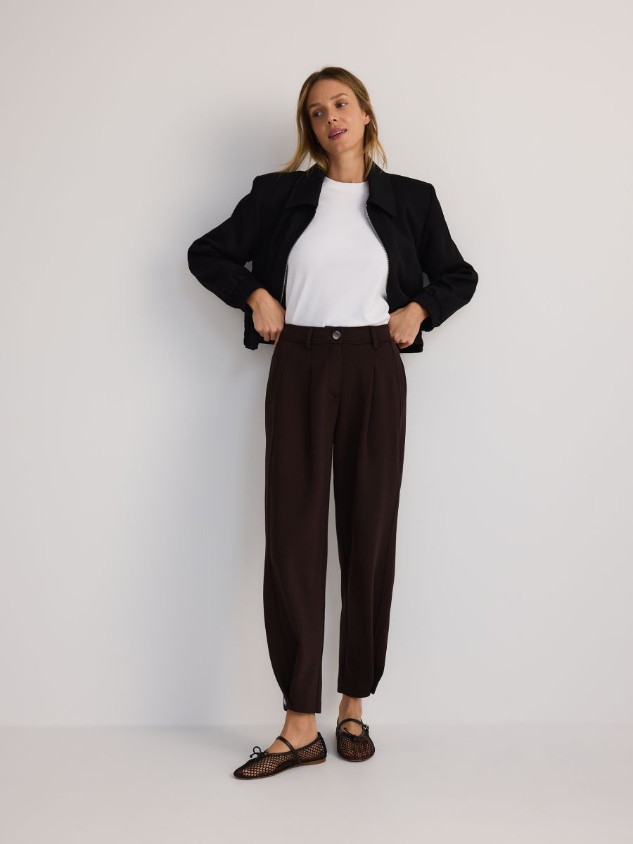 LADIES` TROUSERS - PUUTERIRUSKEA - RESERVED