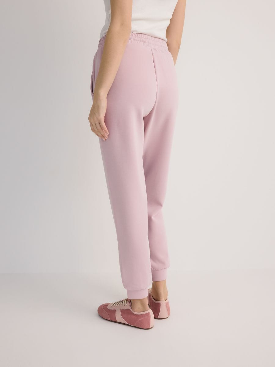 LADIES` TROUSERS - pastel pink - RESERVED - 4