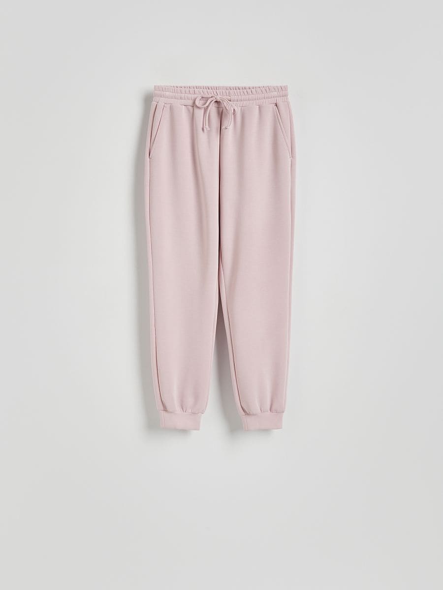 LADIES` TROUSERS - pastel pink - RESERVED - 7