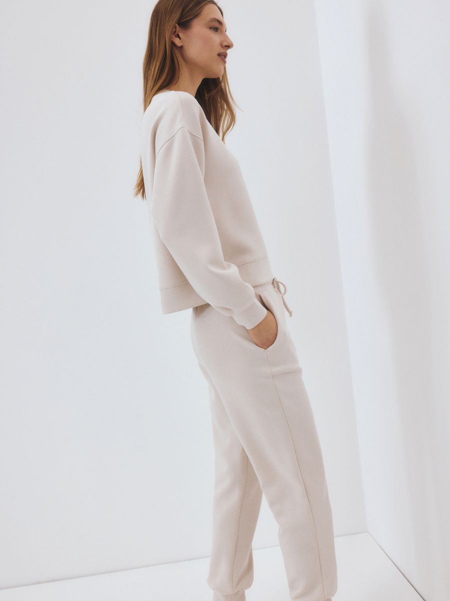 LADIES` TROUSERS - bež - RESERVED - 4