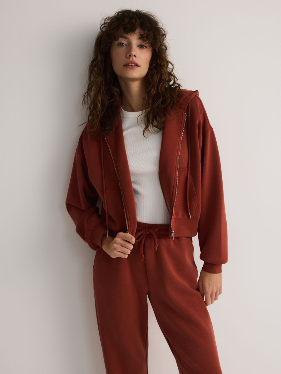 Modal jogger sweatpants - copper - RESERVED - 3