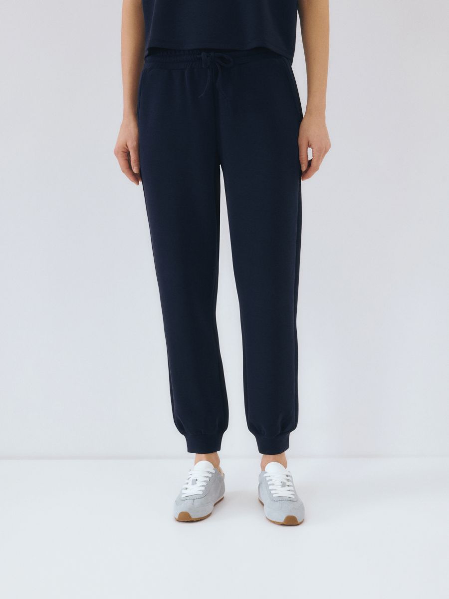 LADIES` TROUSERS - navy - RESERVED - 5