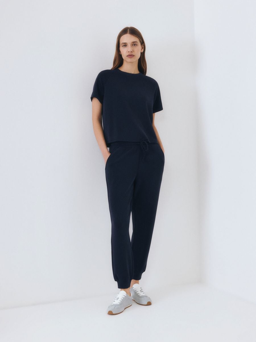 LADIES` TROUSERS - navy - RESERVED - 7