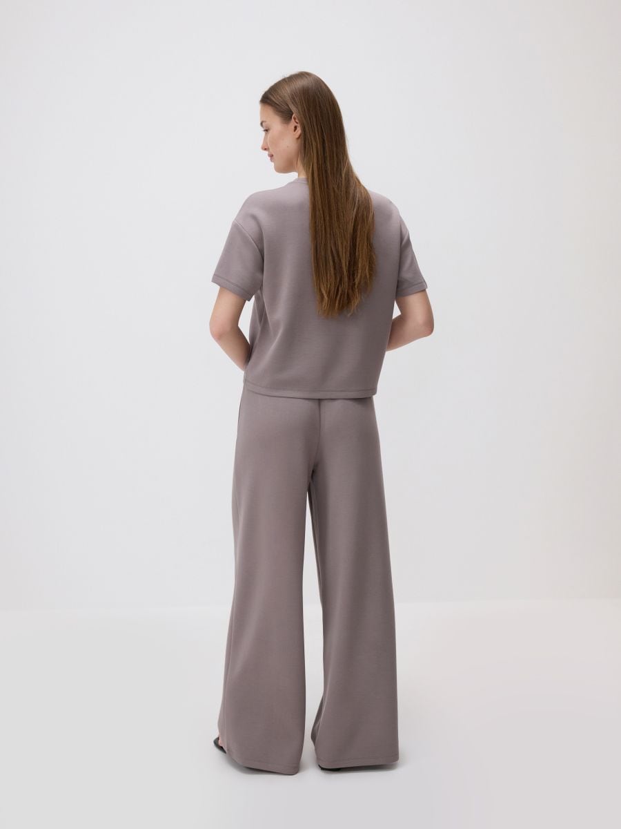 Modal sweatpants - beige - RESERVED - 9