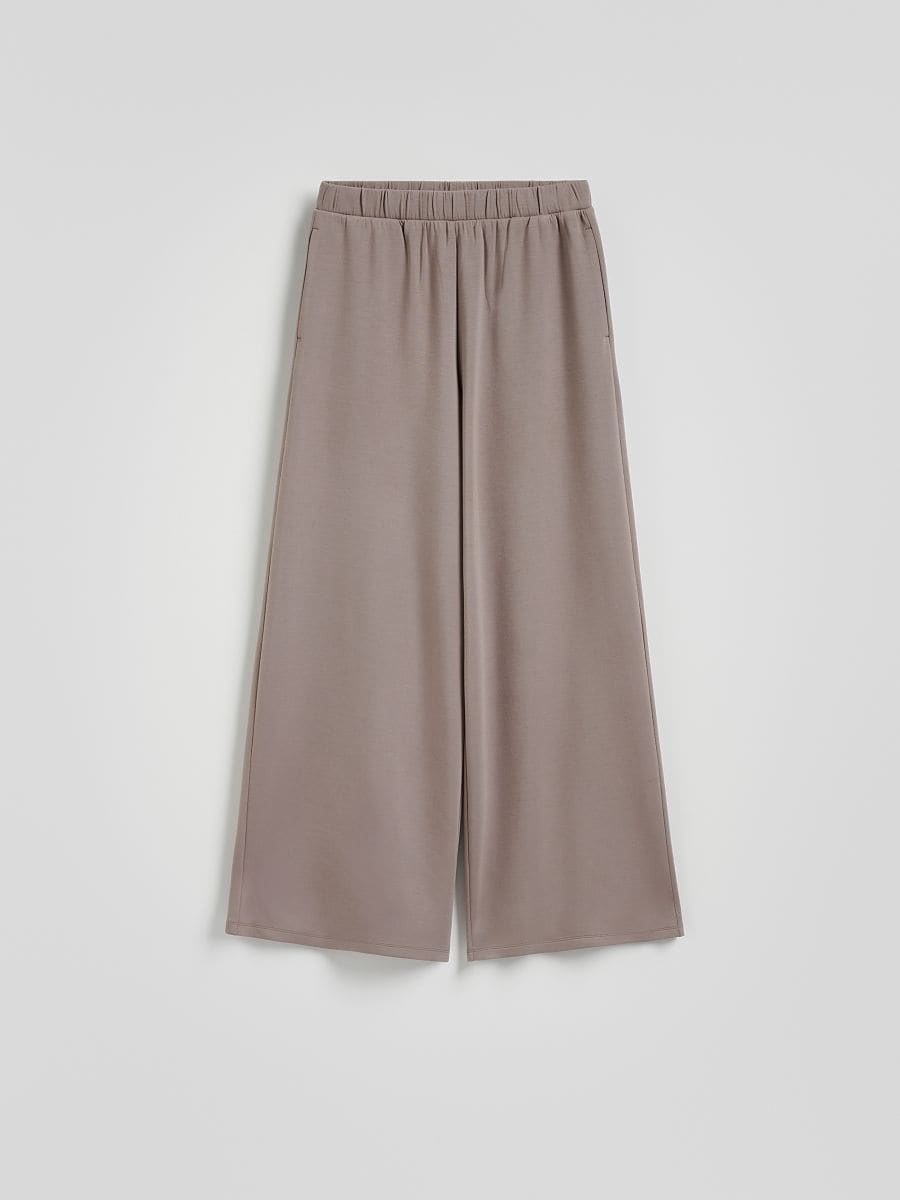 Modal sweatpants - beige - RESERVED - 5
