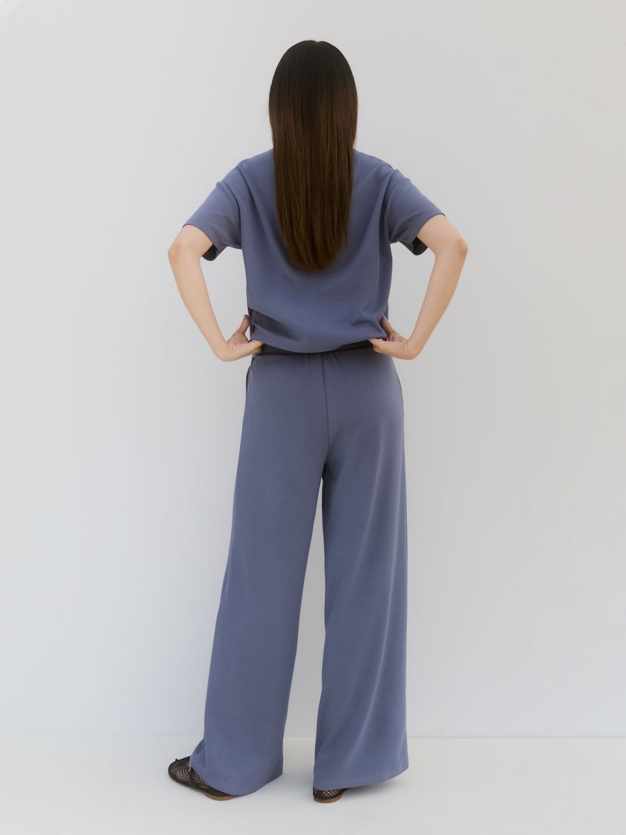 Modal sweatpants - light blue - RESERVED - 3