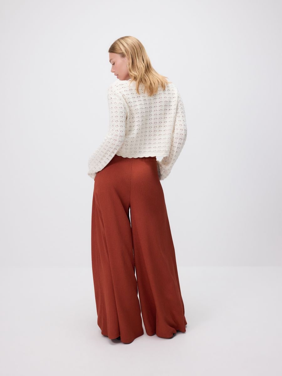 Loose trousers with pockets - copper - RESERVED - 3