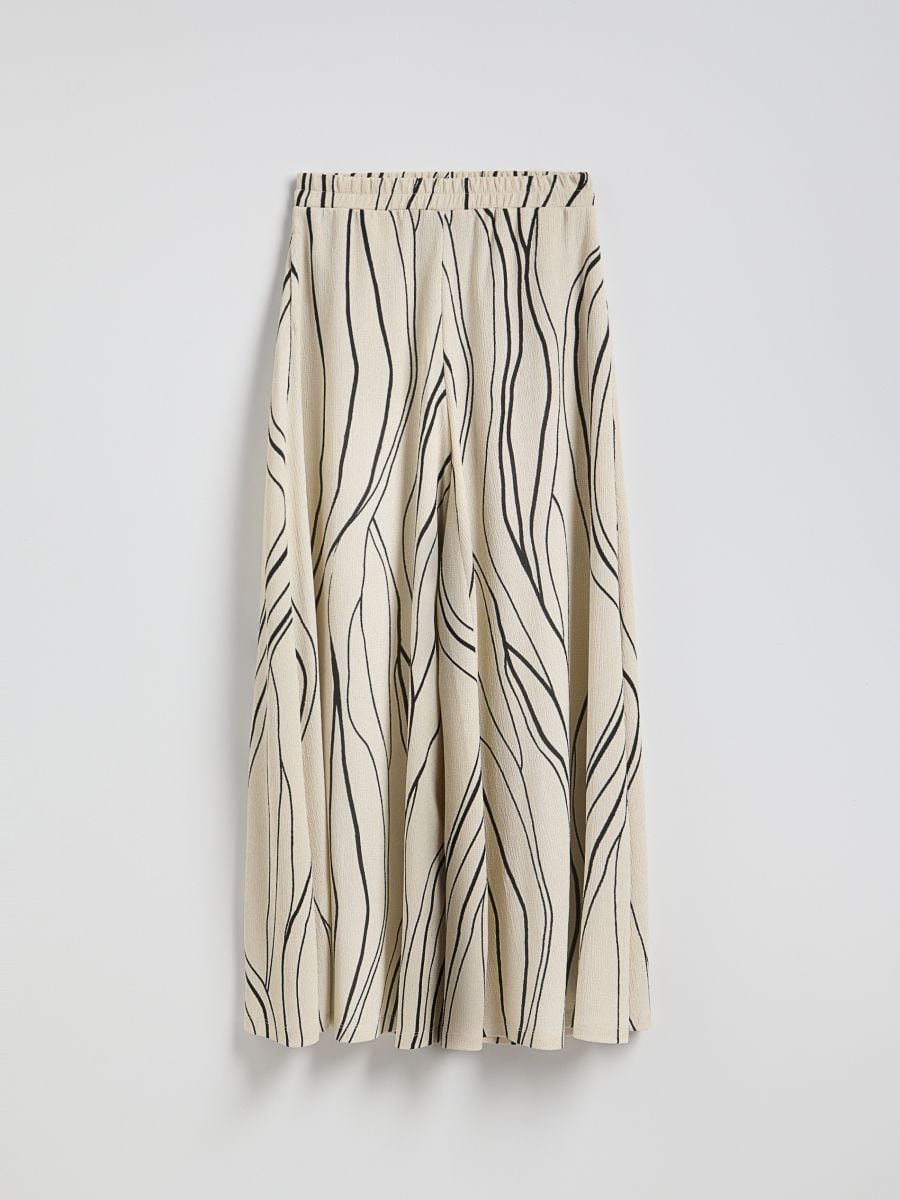 Loose trousers with pockets - multicolor - RESERVED - 4