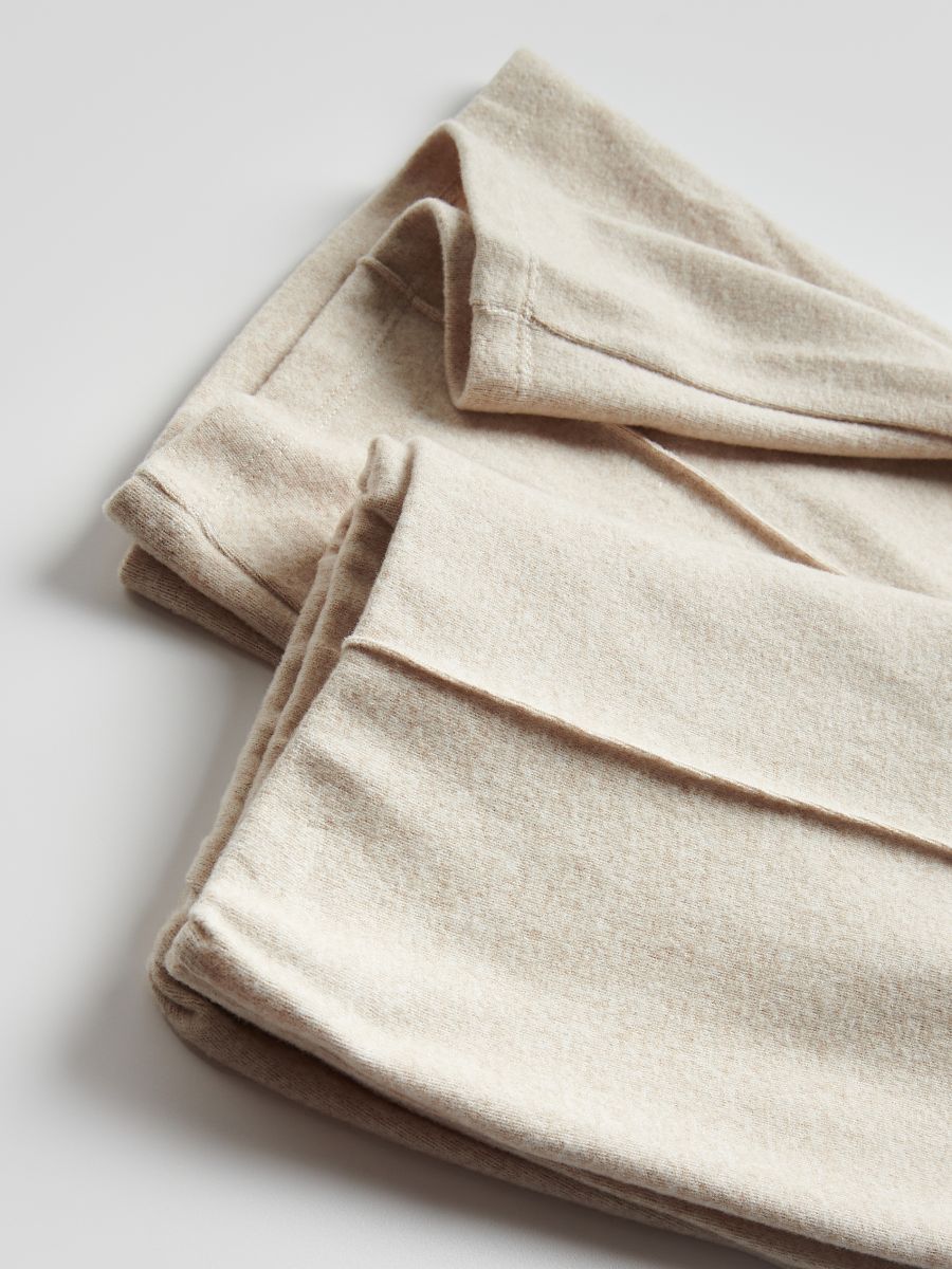 LADIES` TROUSERS - beige - RESERVED - 6