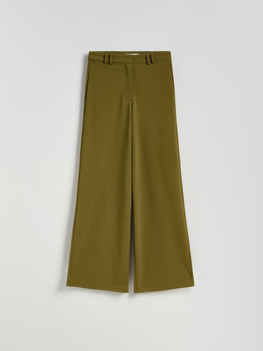 Pantalon large - vert olive clair - RESERVED - 6