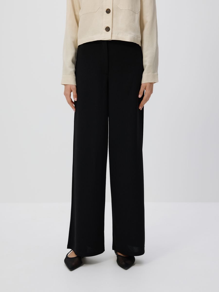 Pantalon large - Noir - RESERVED - 3