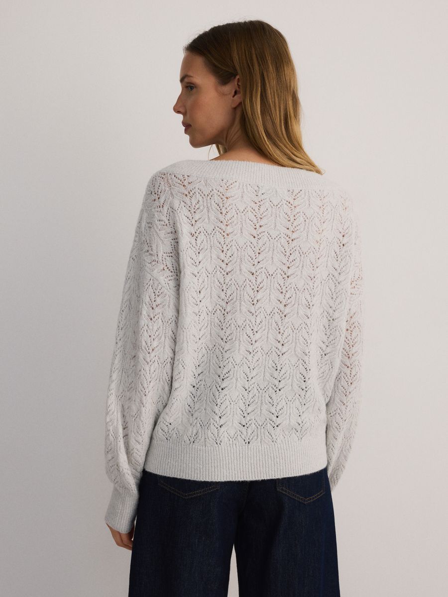 Jersey blouse - silver - RESERVED - 4