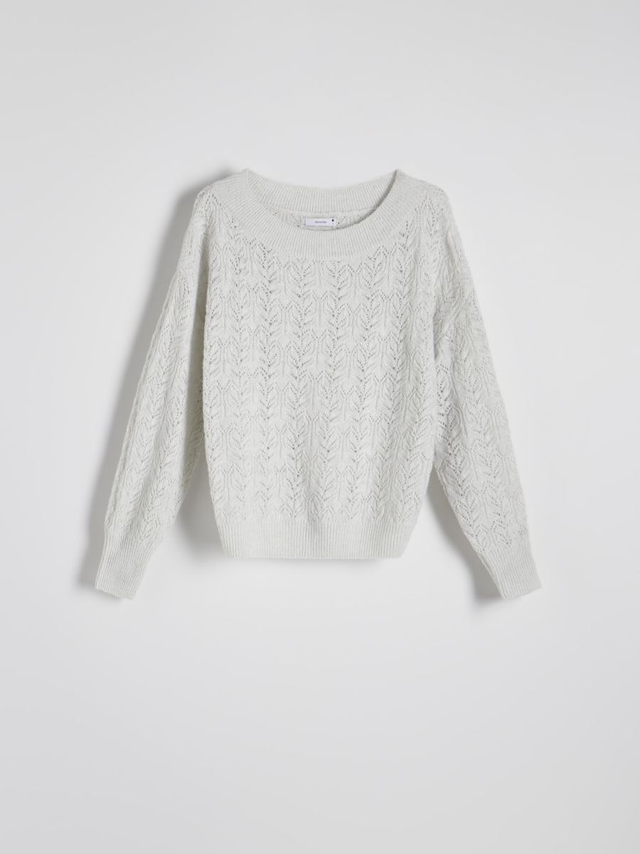 Jersey blouse - silver - RESERVED - 5