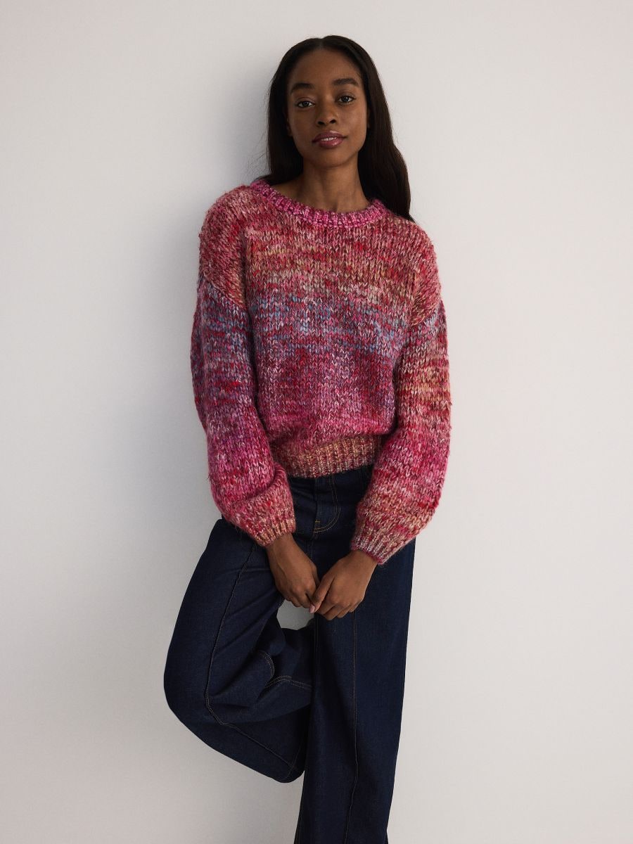 Gemusterter Pullover - bunt - RESERVED - 2