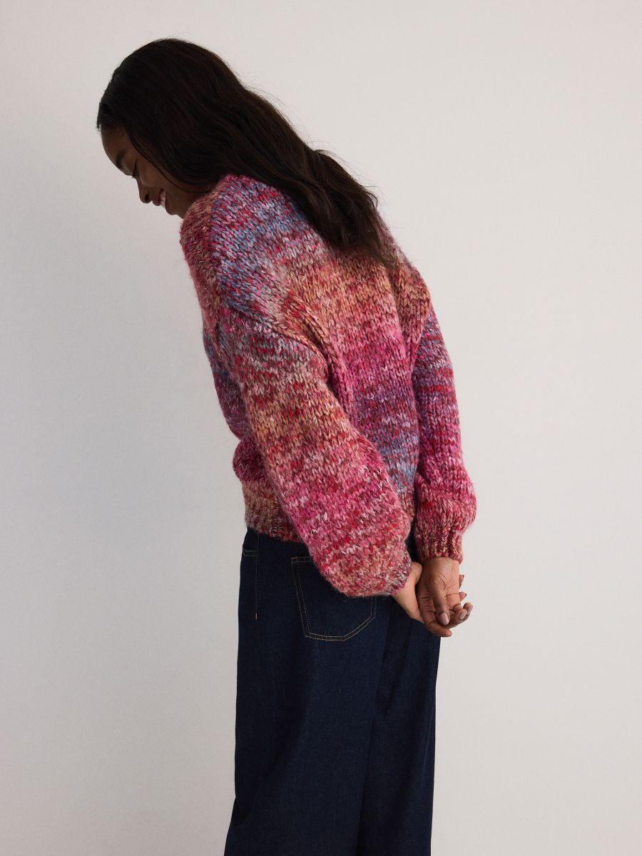 Gemusterter Pullover - bunt - RESERVED - 4