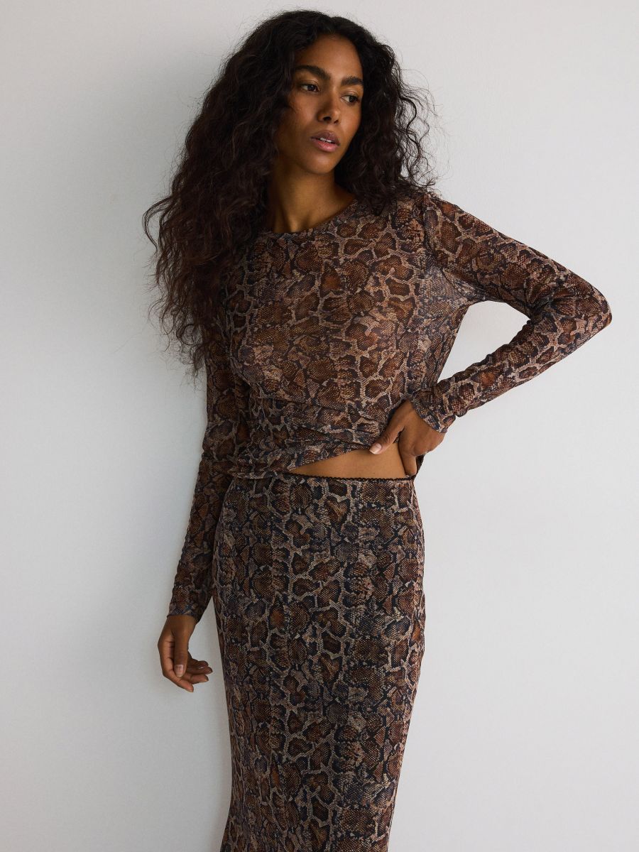 LADIES` SKIRT - šareno - RESERVED - 4