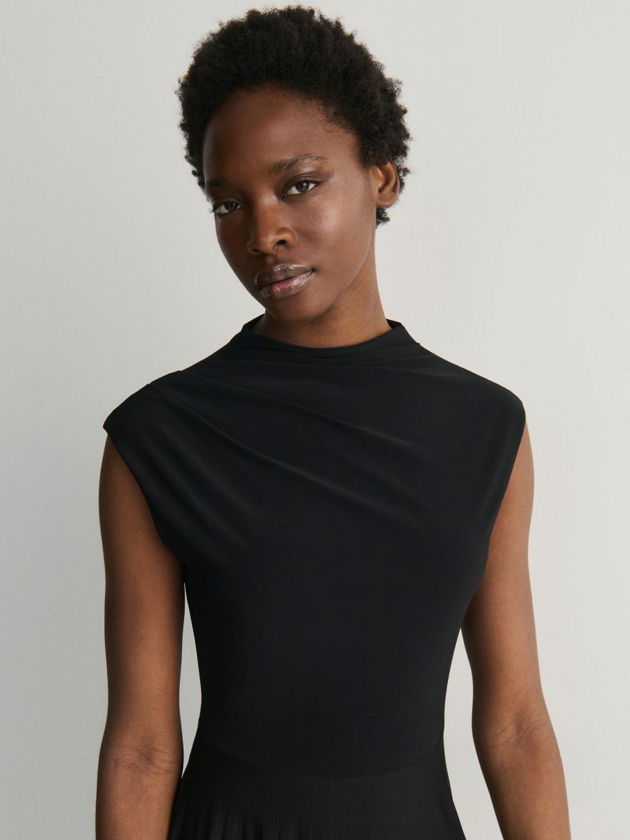 Midi vestito Colore nero RESERVED YU294 99X