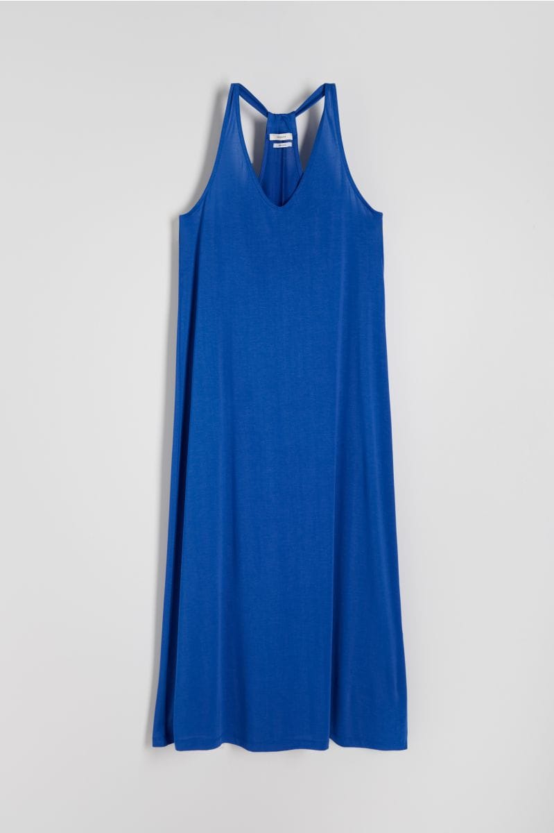 Plain maxi dress - blue - RESERVED - 5