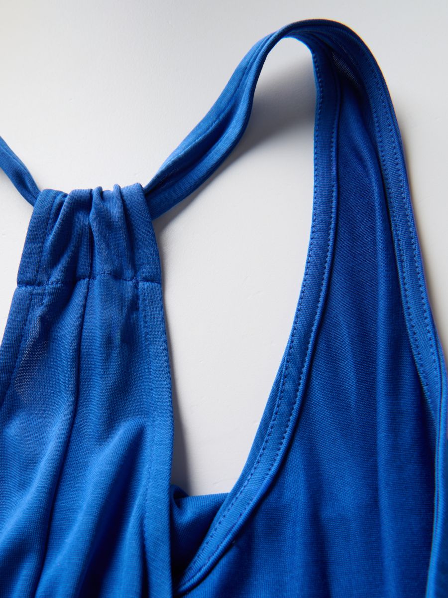 Plain maxi dress - blue - RESERVED - 6