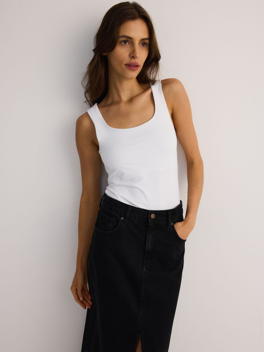 Cami top - white - RESERVED - 3