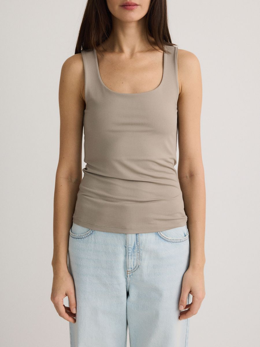 Cami top - beige - RESERVED - 2