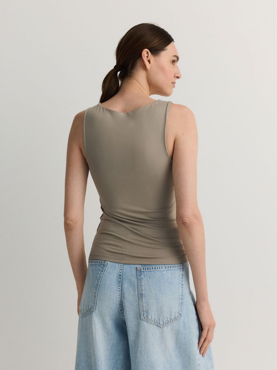 Cami top - beige - RESERVED - 2