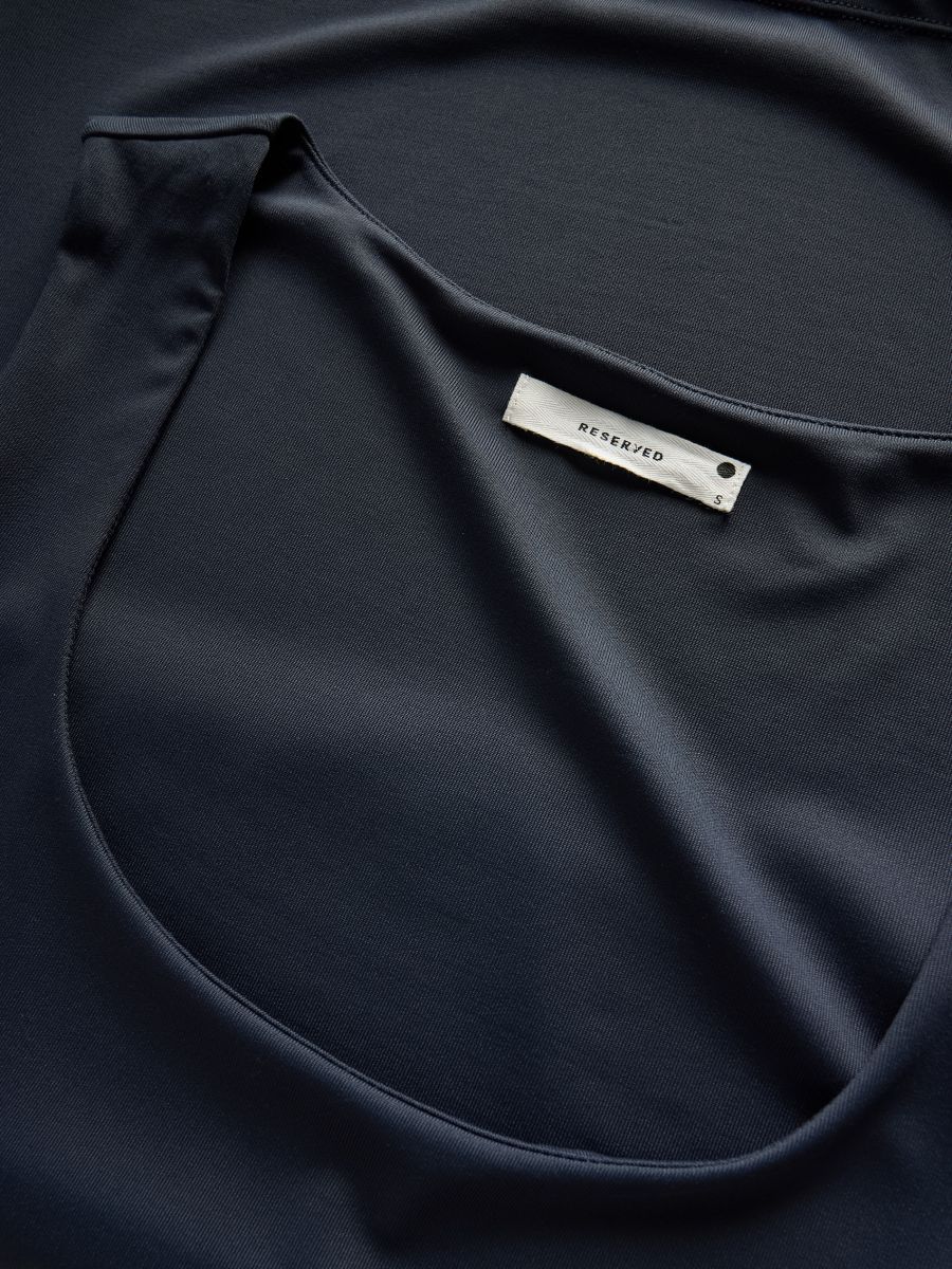 Cami top - steel blue - RESERVED - 5