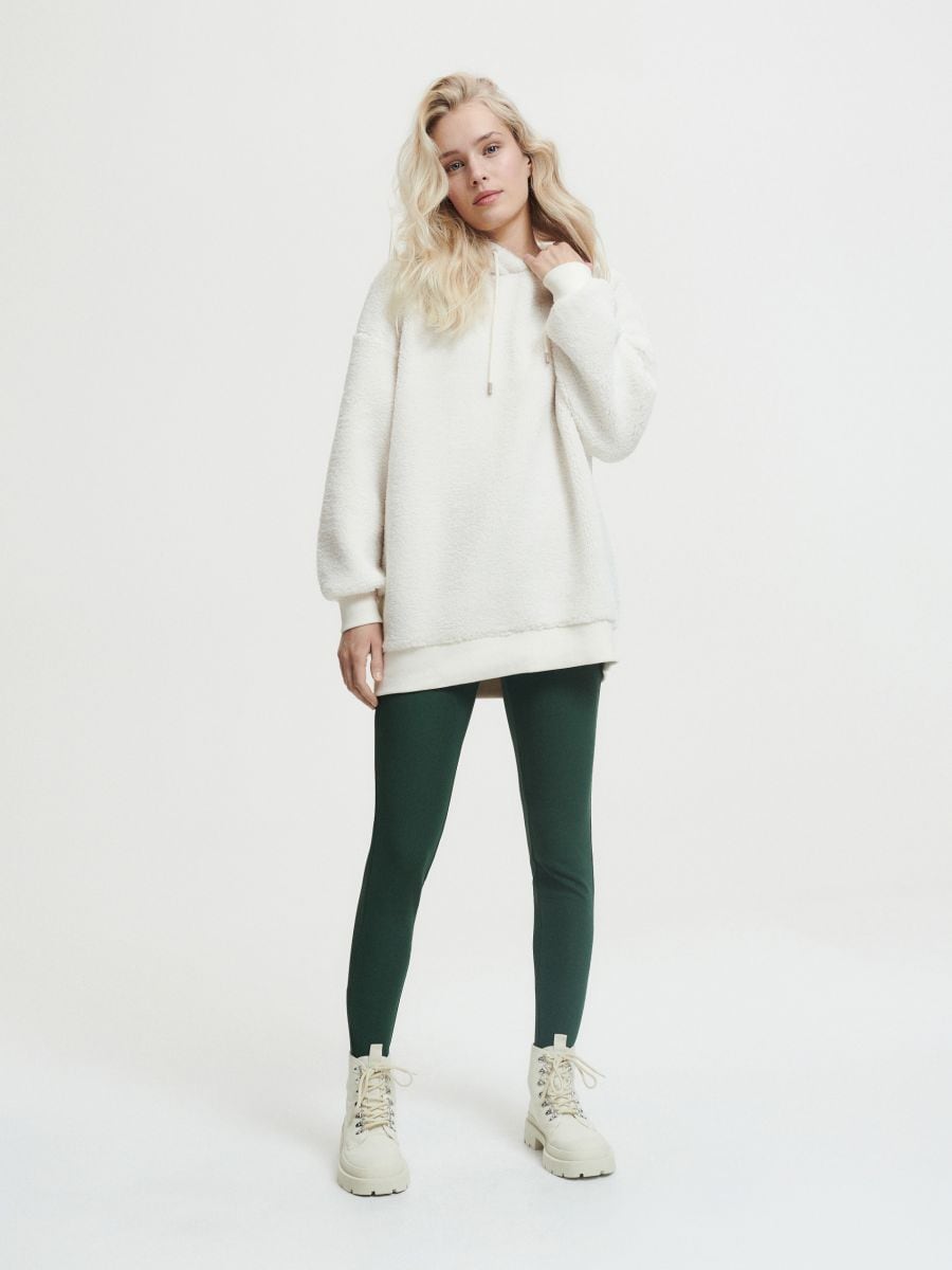Teddy hoodie - nude - RESERVED - 5