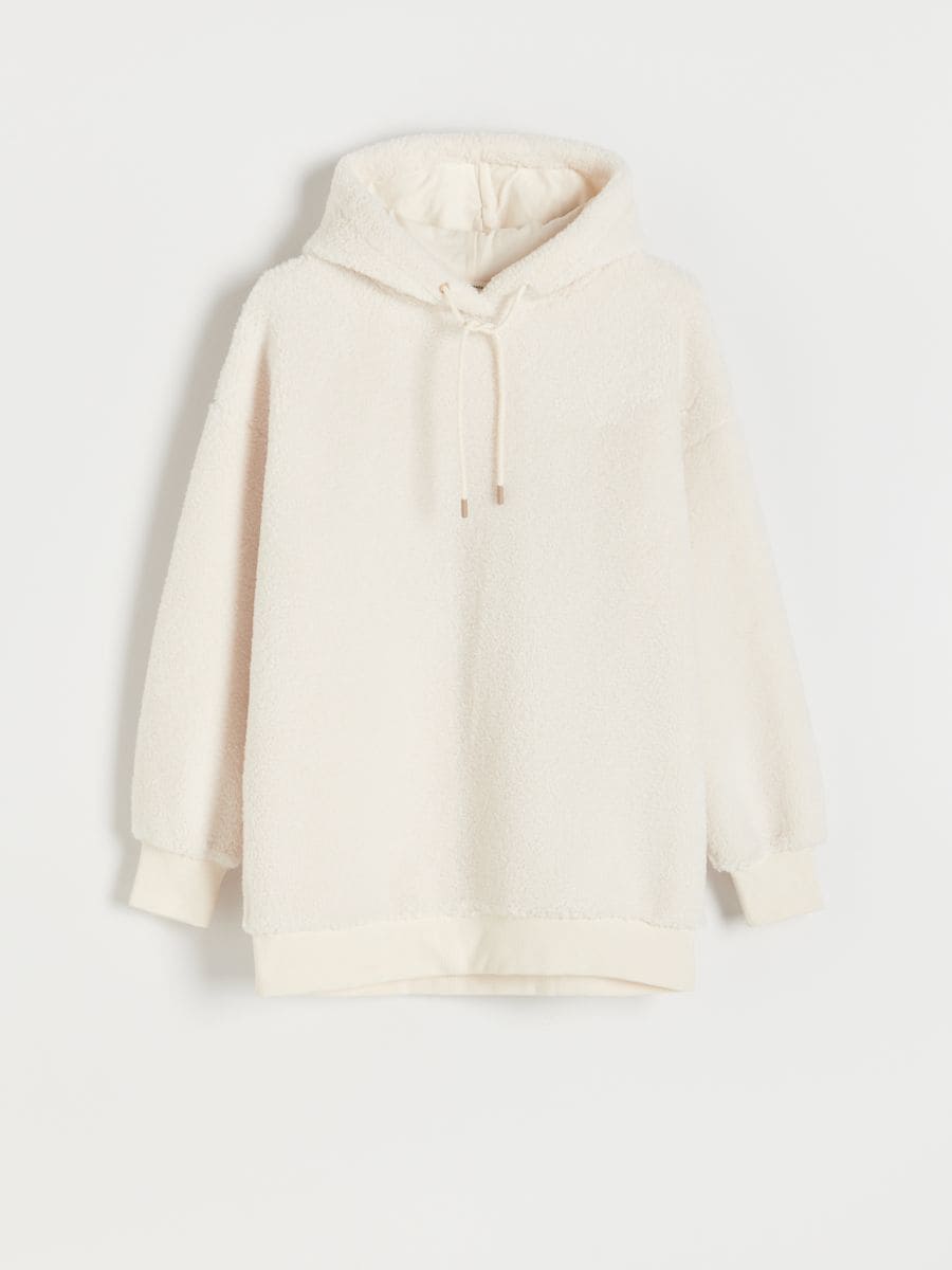 Teddy hoodie - nude - RESERVED - 4