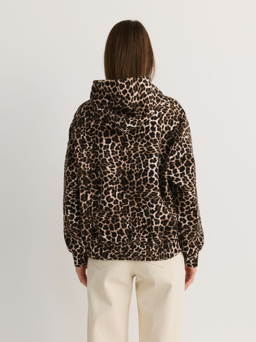 Animal pattern hoodie - multicolor - RESERVED - 5