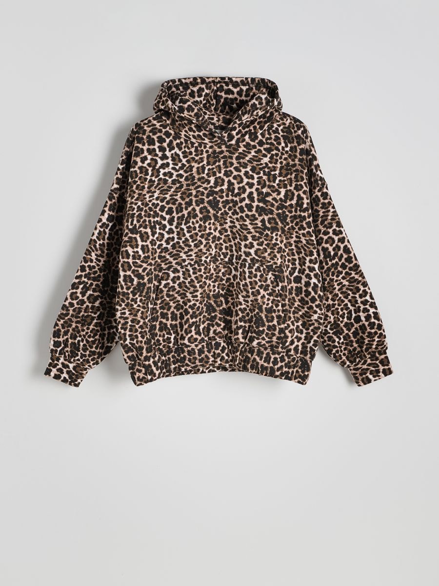 Animal pattern hoodie - multicolor - RESERVED - 6