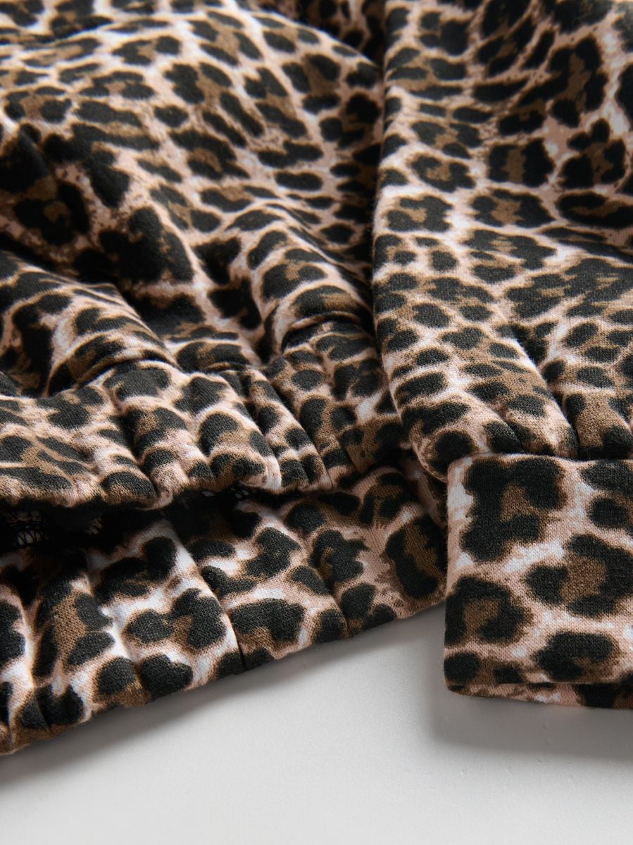 Animal pattern hoodie - multicolor - RESERVED - 7