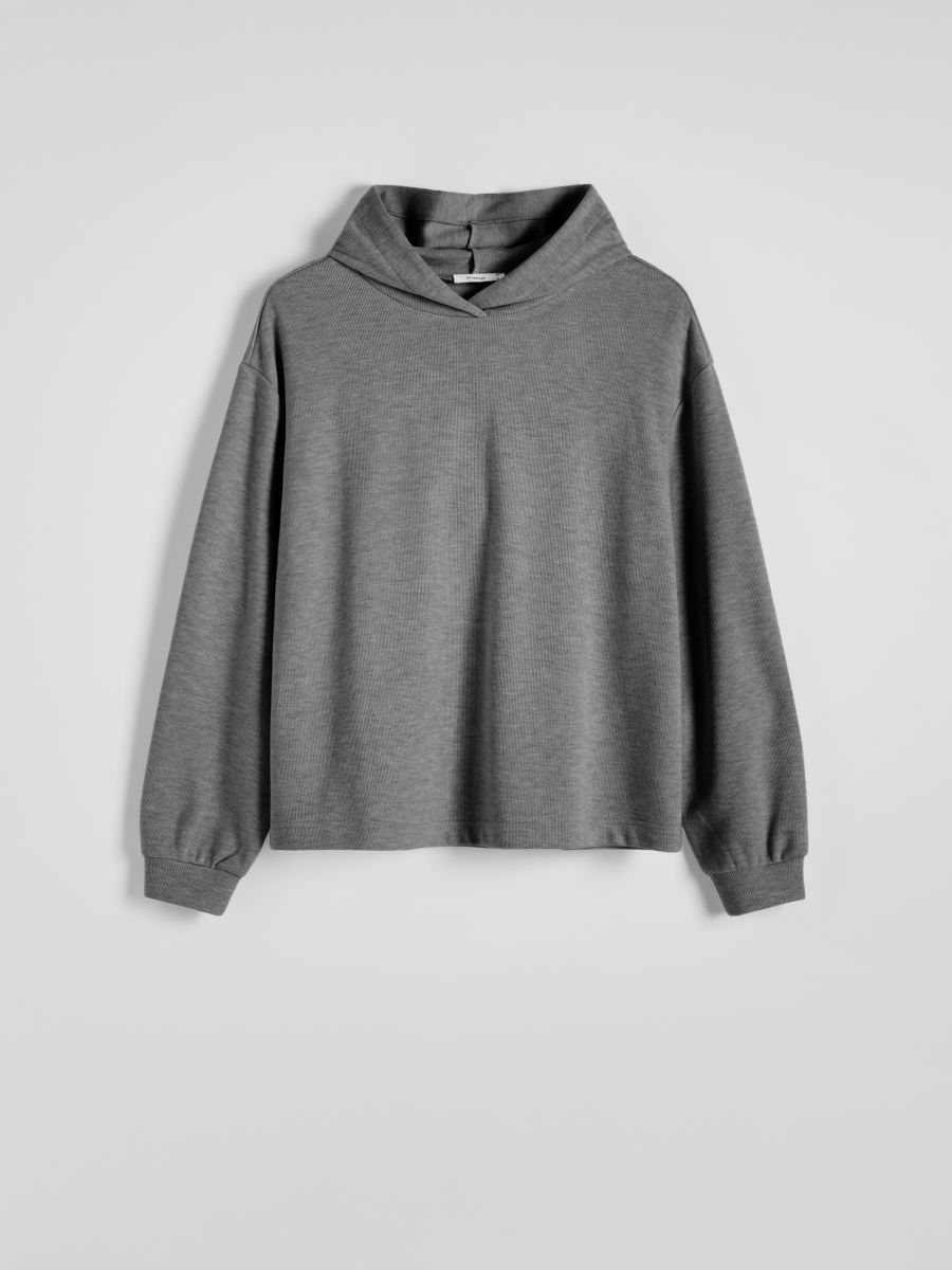 Oversized hoodie - dark grey - RESERVED - 4