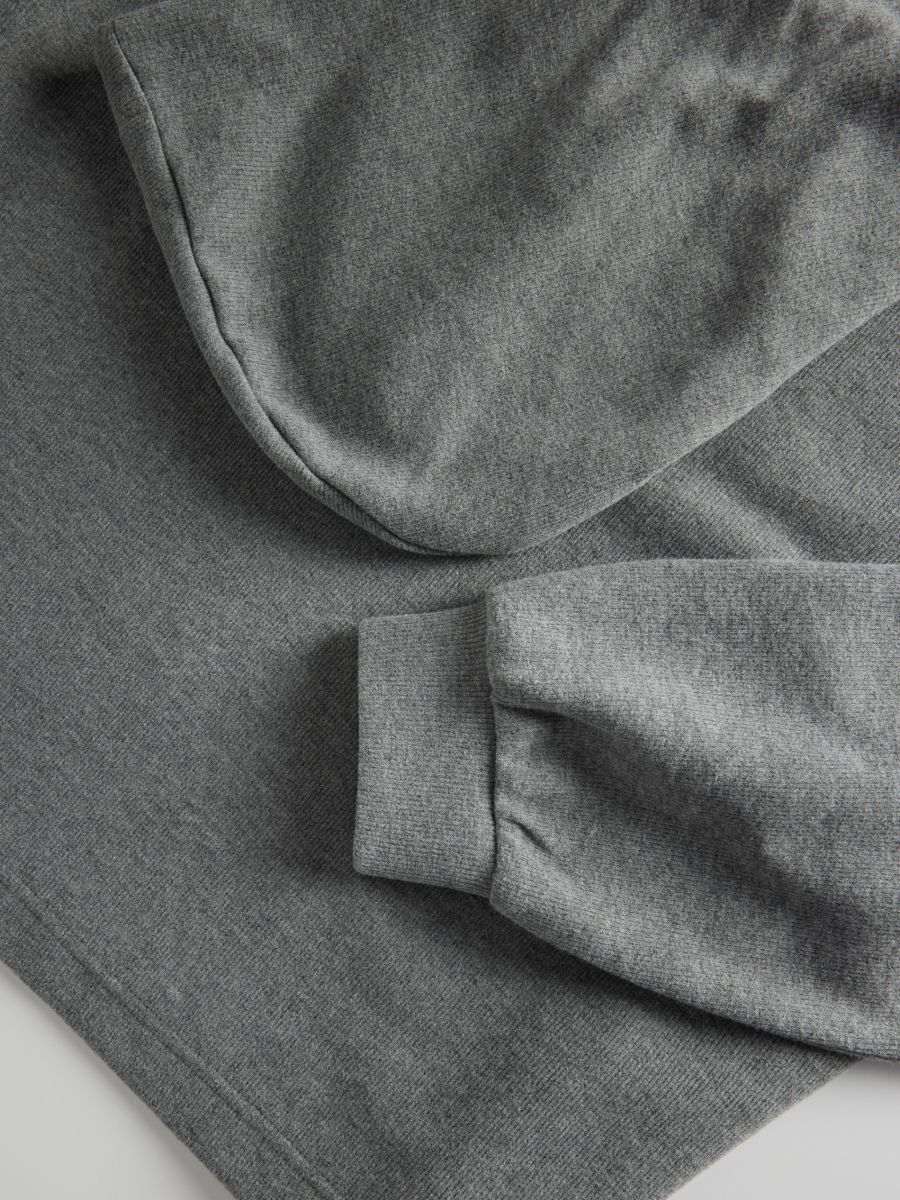 Oversized hoodie - dark grey - RESERVED - 5