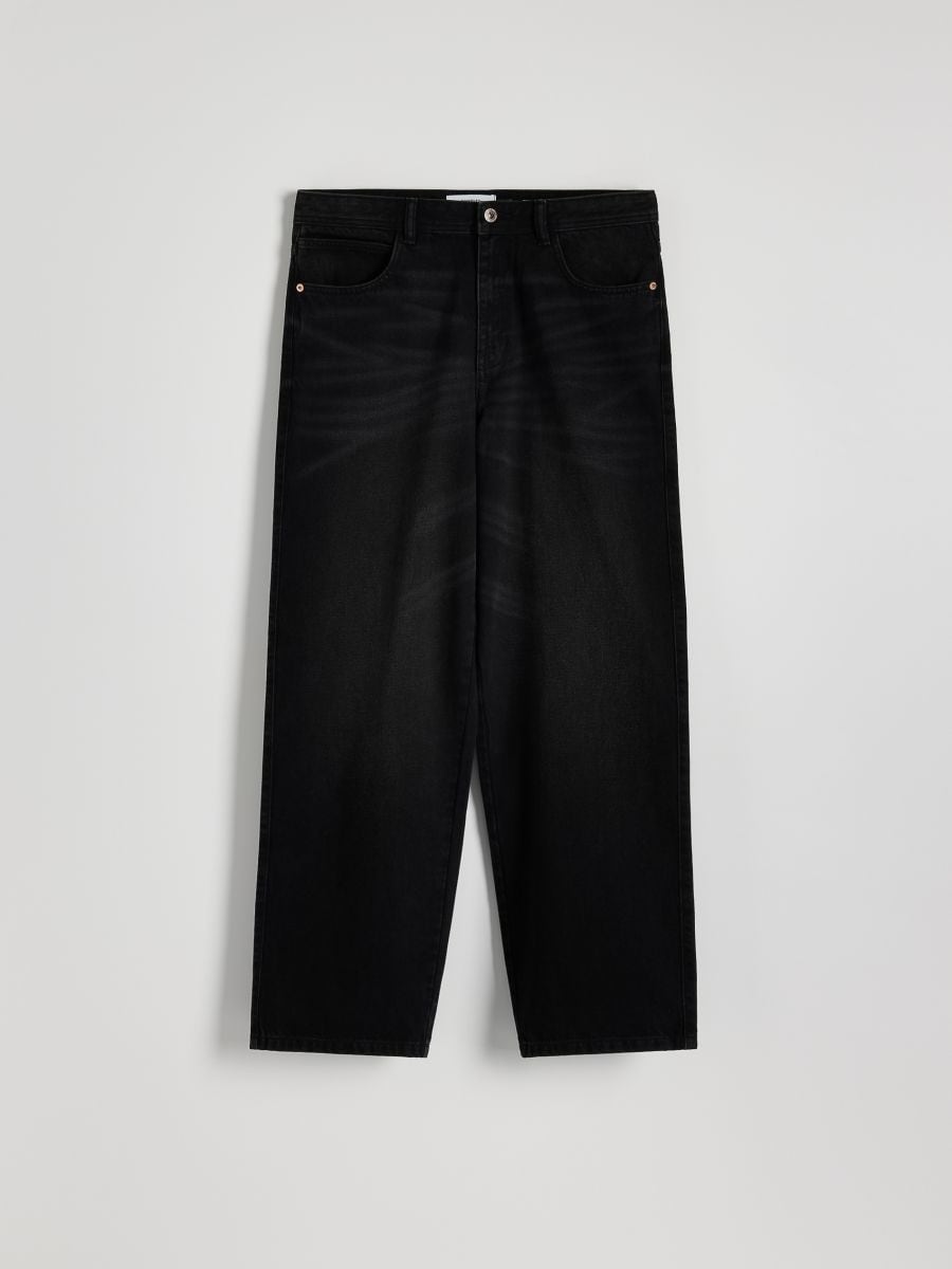 Vaqueros baggy de efecto lavado - negro - RESERVED - 6