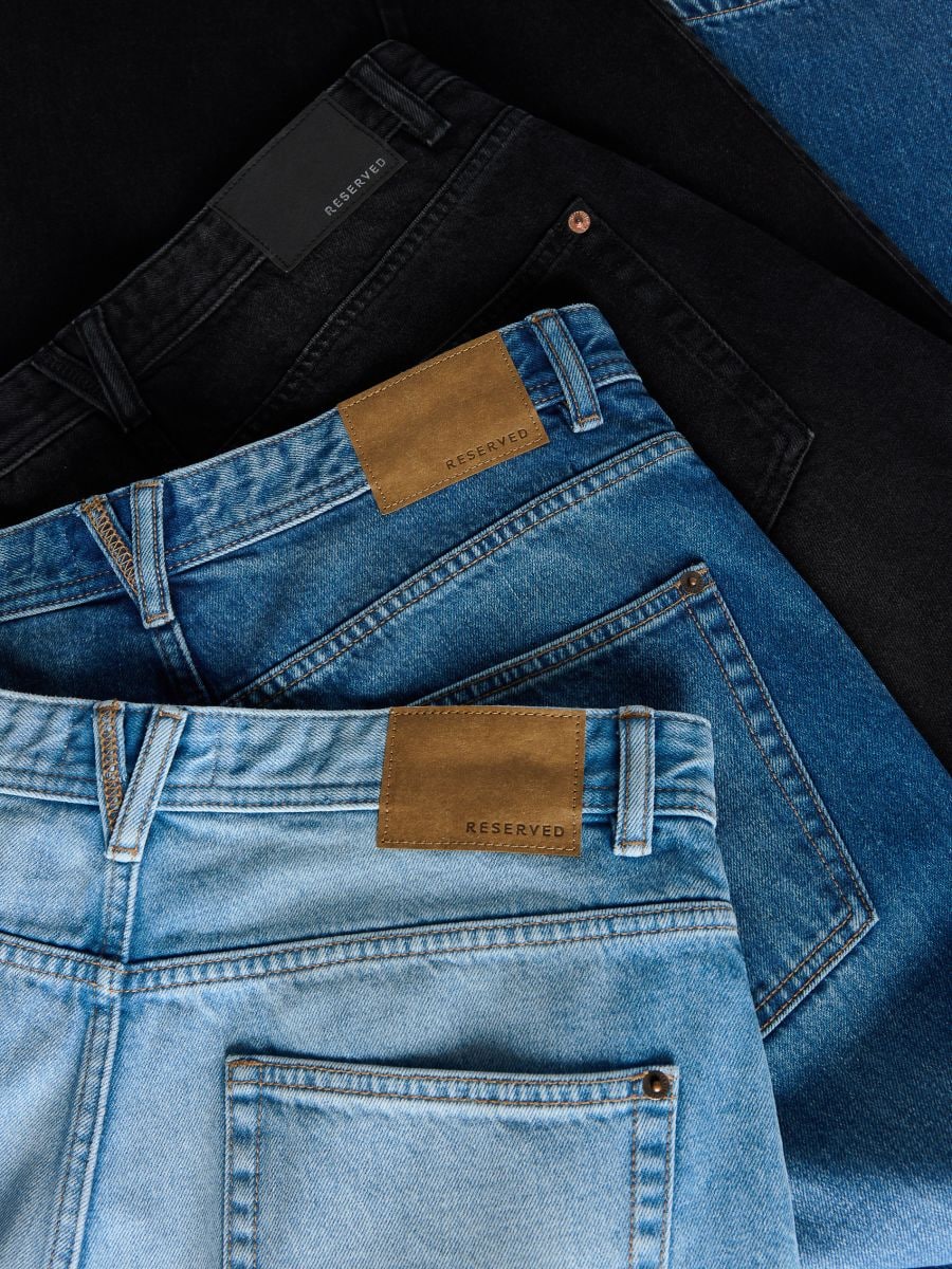 Vaqueros baggy de efecto lavado - negro - RESERVED - 7