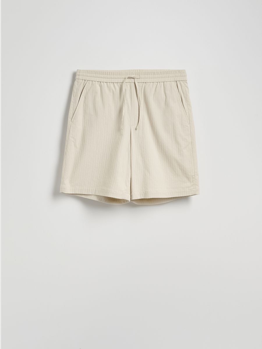 Loose structural shorts - beige - RESERVED - 5