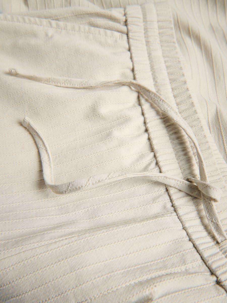 Loose structural shorts - beige - RESERVED - 3